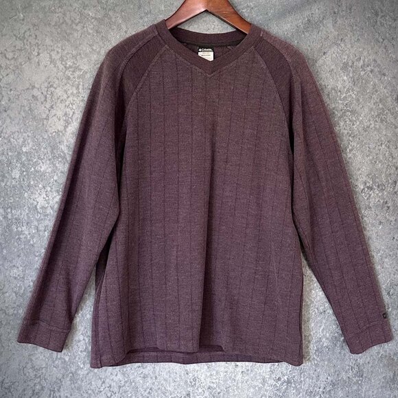 Columbia V-Neck Sweater, Men's XL - Picture 1 of 3